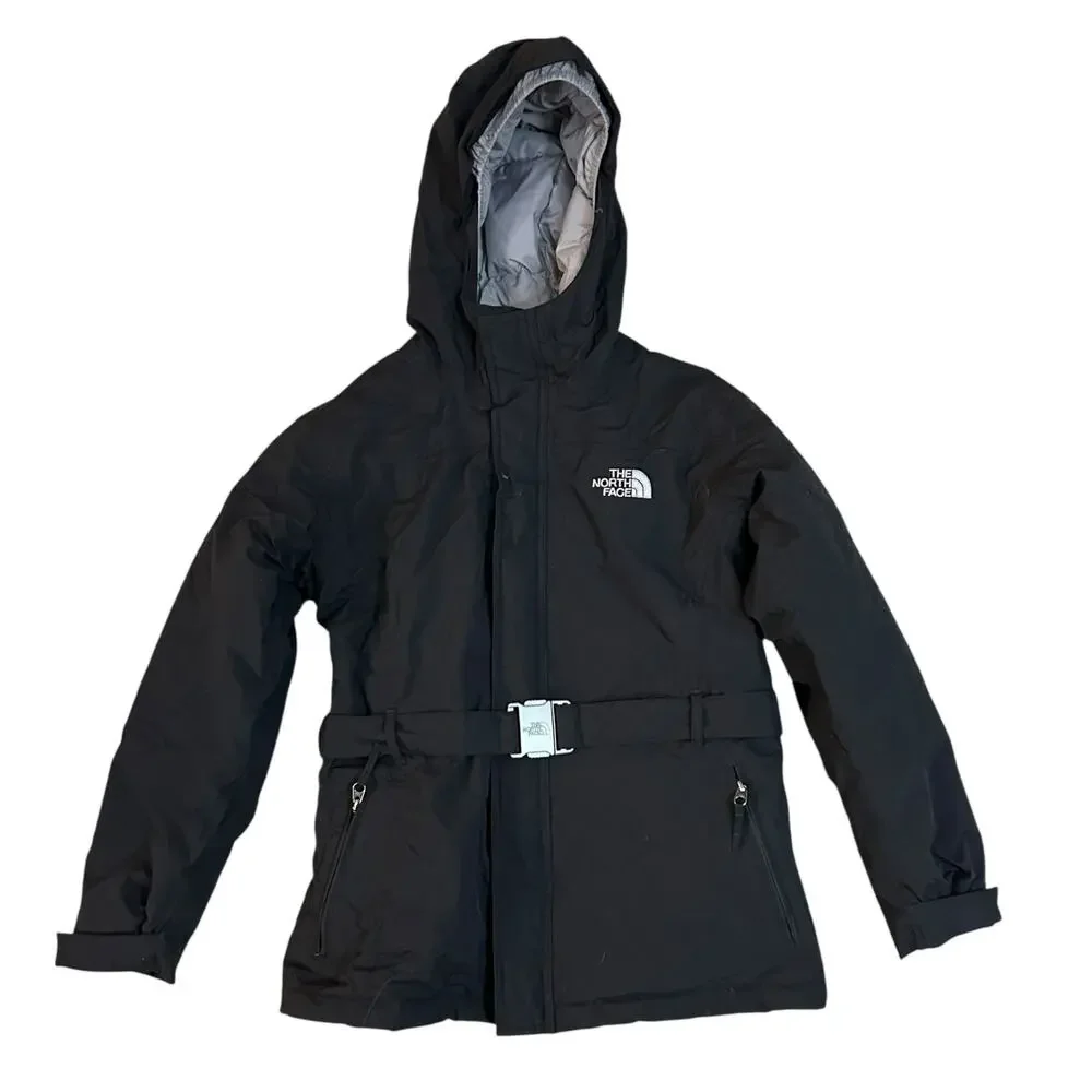 The North Face HyVent 550 Goose Down Jacket Girls Large 14/16 Ski Parka Winter